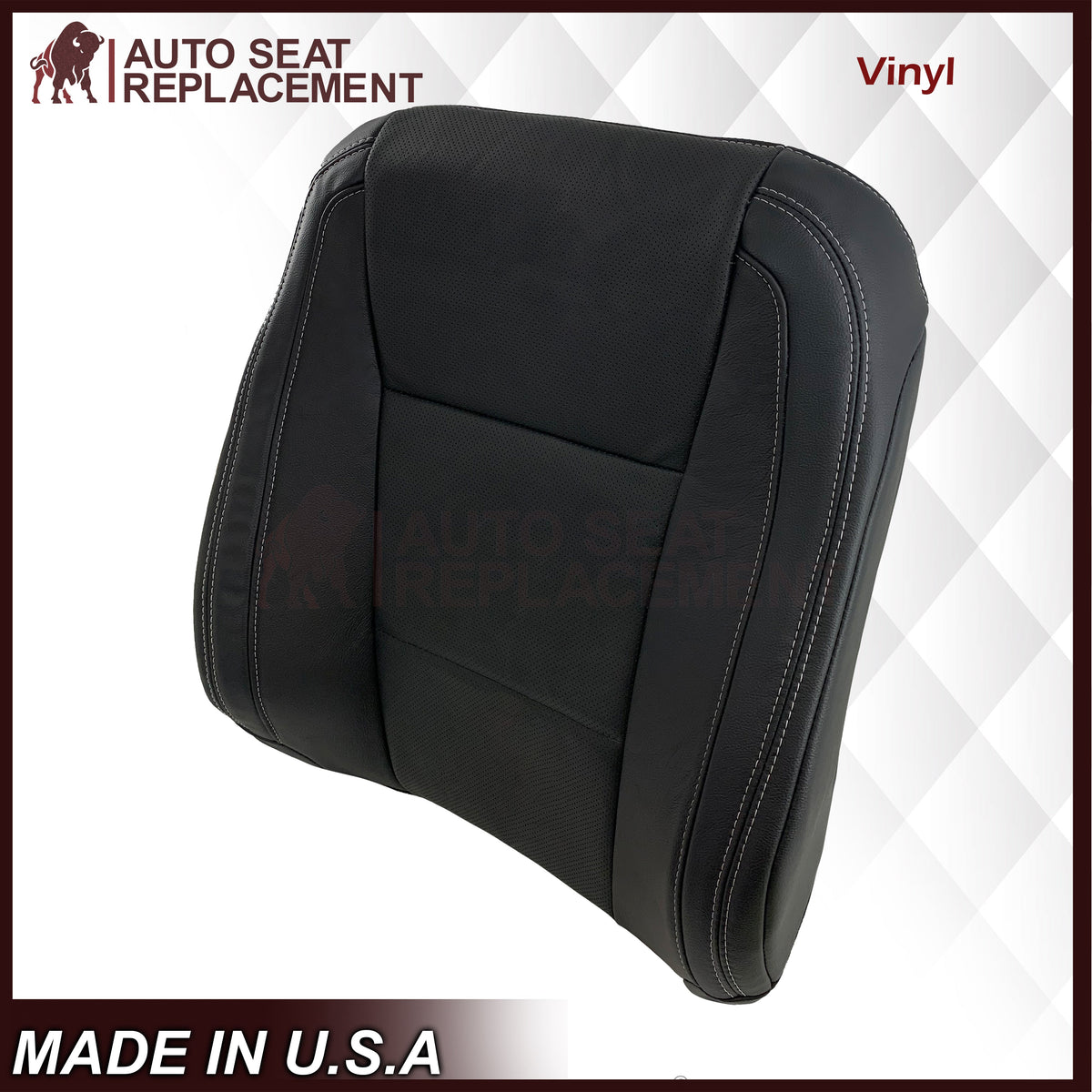2017-2021 Ford F250 XLT Replacement Seat Covers In Charcoal Black