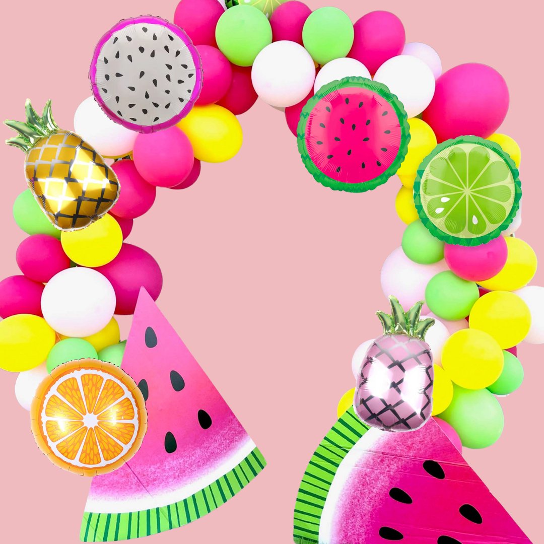 Pink and Gold Pineapple Balloon