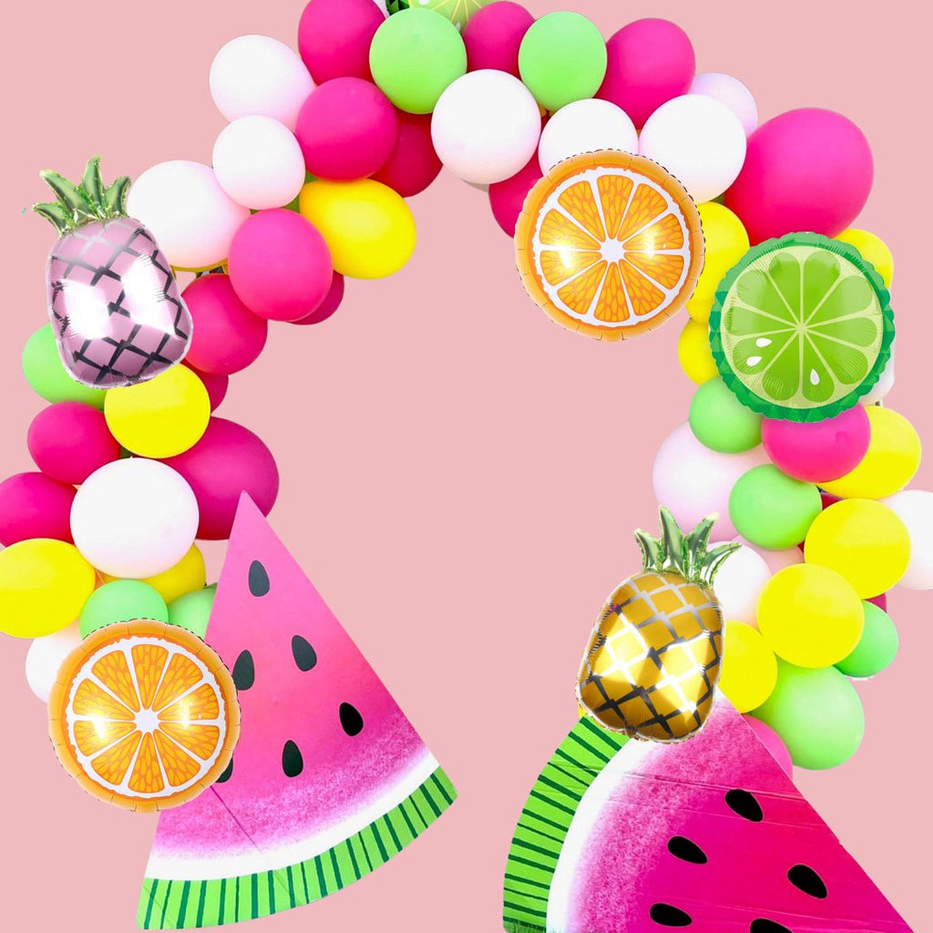 Tropical Pink Pineapple Mylar Foil Balloon (18 Inches)