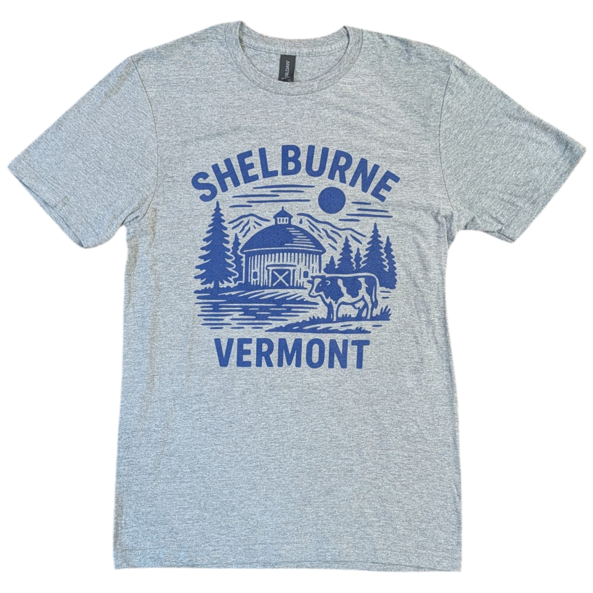 Shelburne Vermont Graphic Tee – Heather Gray -