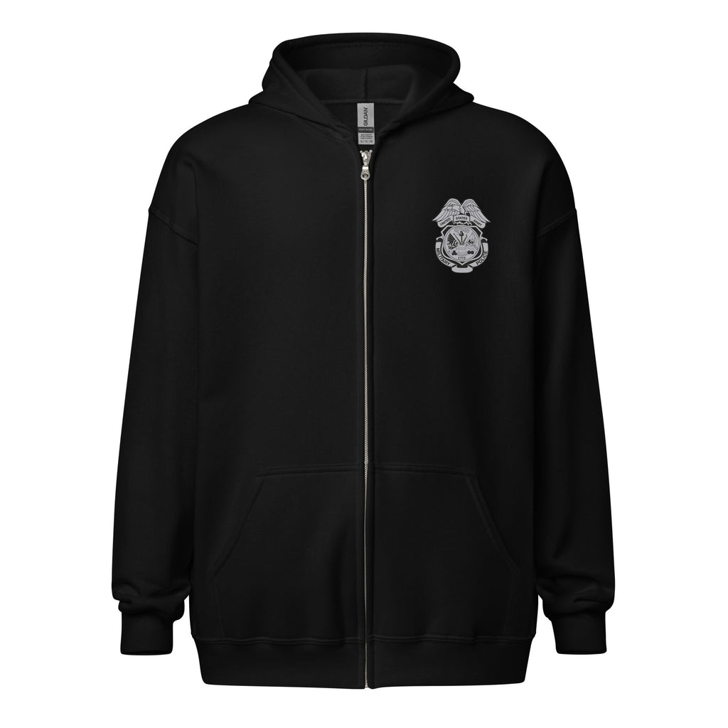 Fort Bliss Counter Narcotics MP - Unisex heavy blend zip hoodie