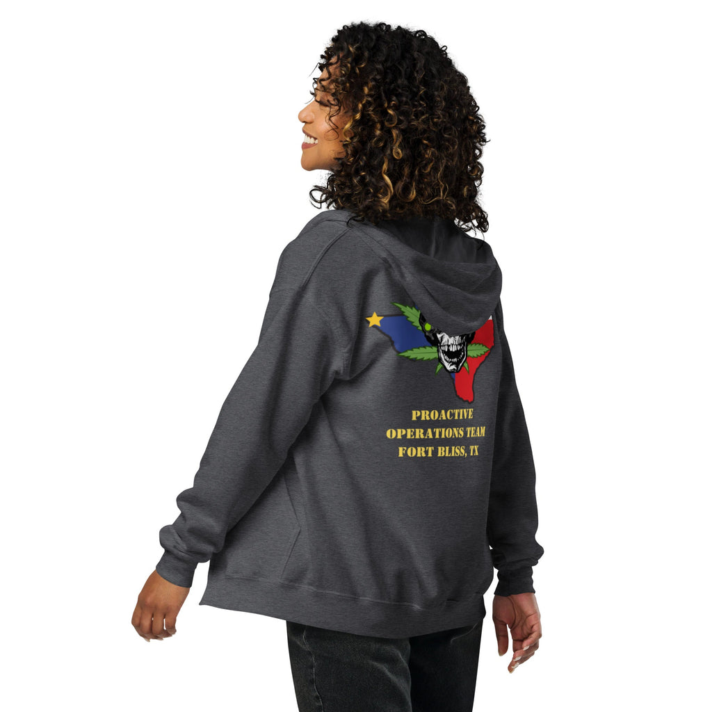 CID SW Field Office - Unisex heavy blend zip hoodie