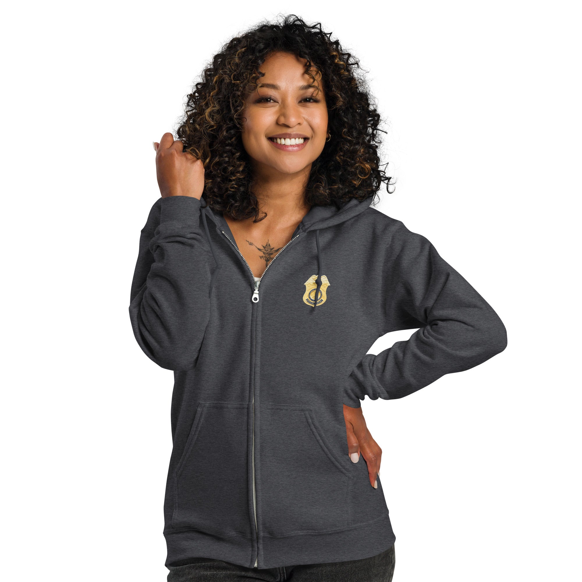 CID SW Field Office - Unisex heavy blend zip hoodie