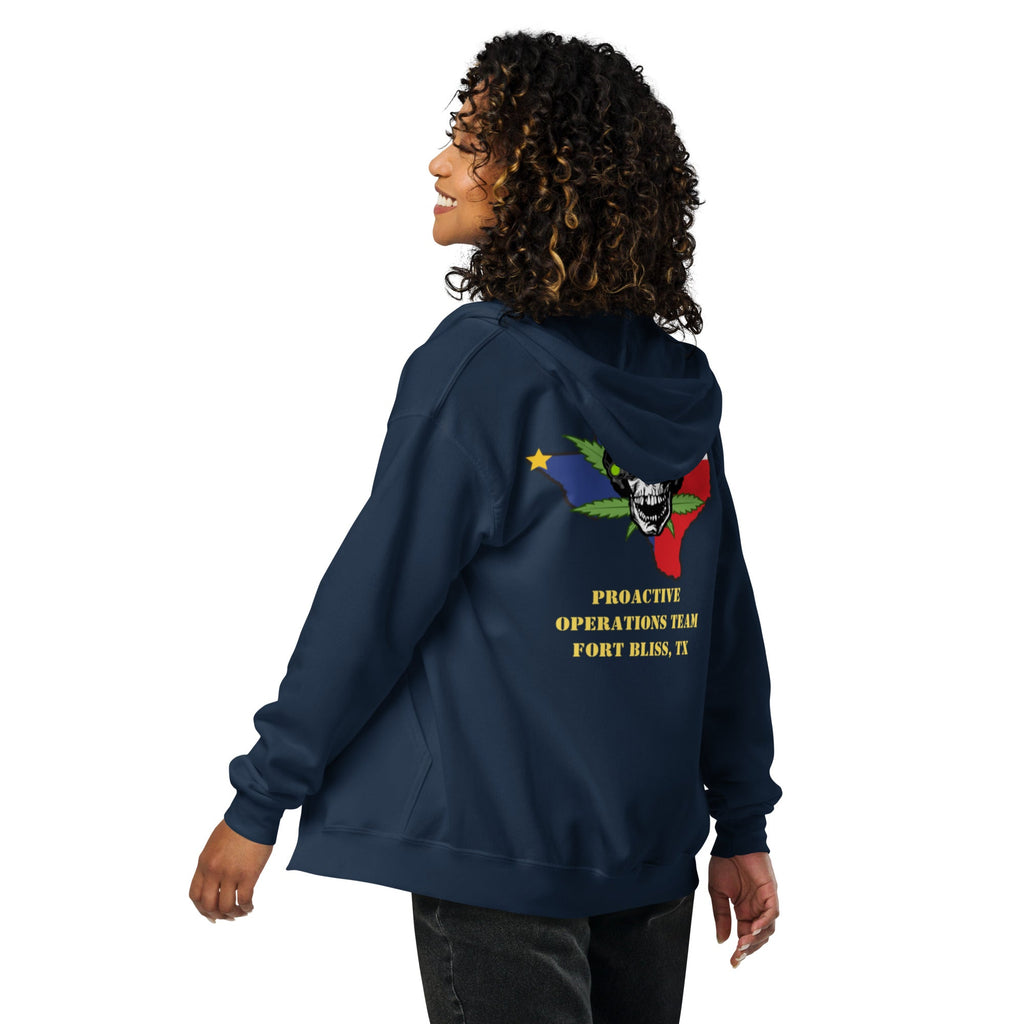 CID SW Field Office - Unisex heavy blend zip hoodie