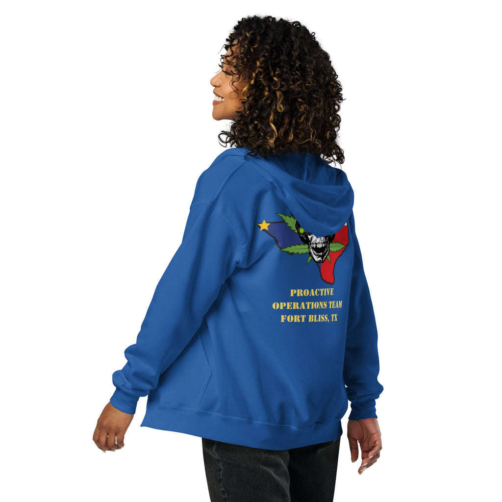 CID SW Field Office - Unisex heavy blend zip hoodie
