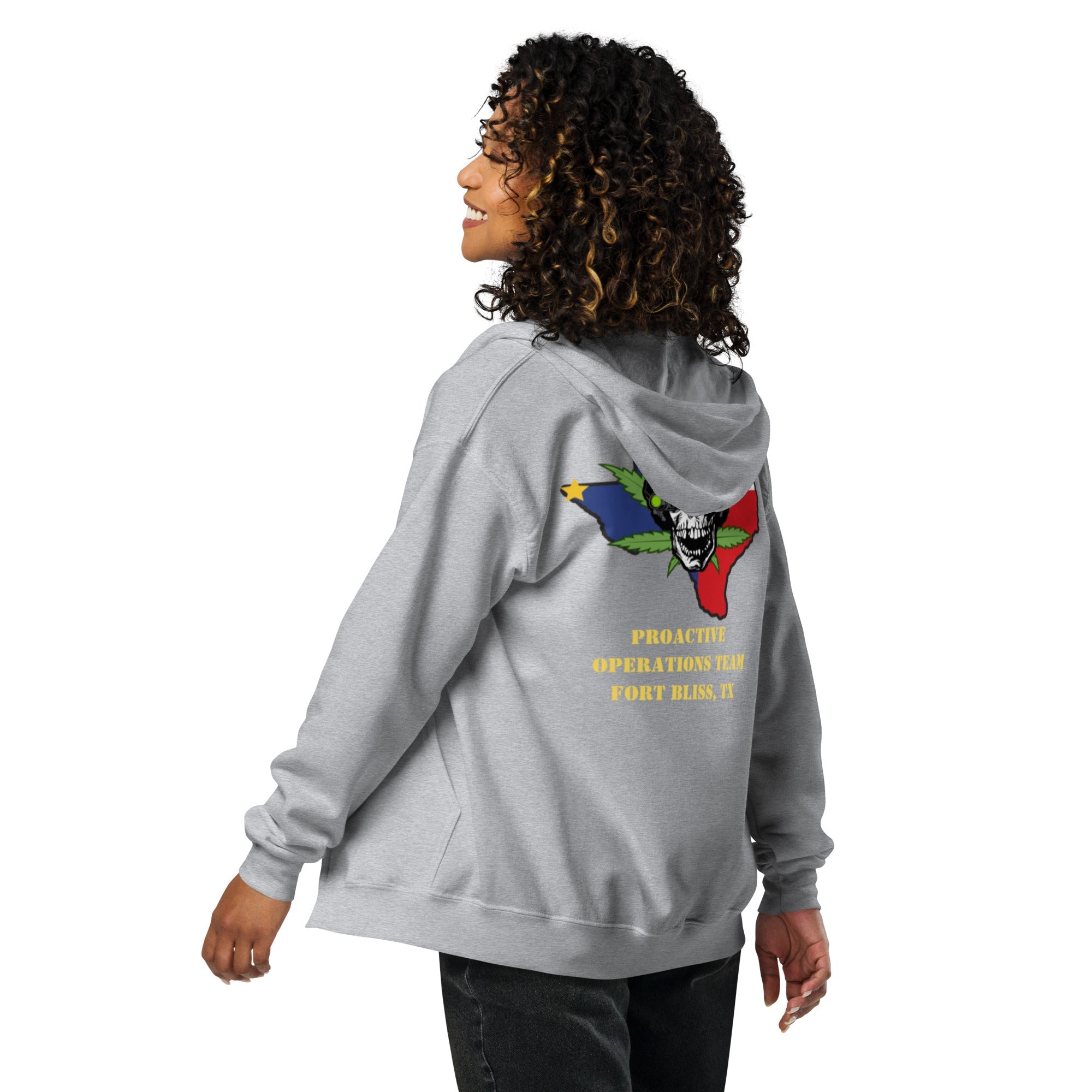 CID SW Field Office - Unisex heavy blend zip hoodie
