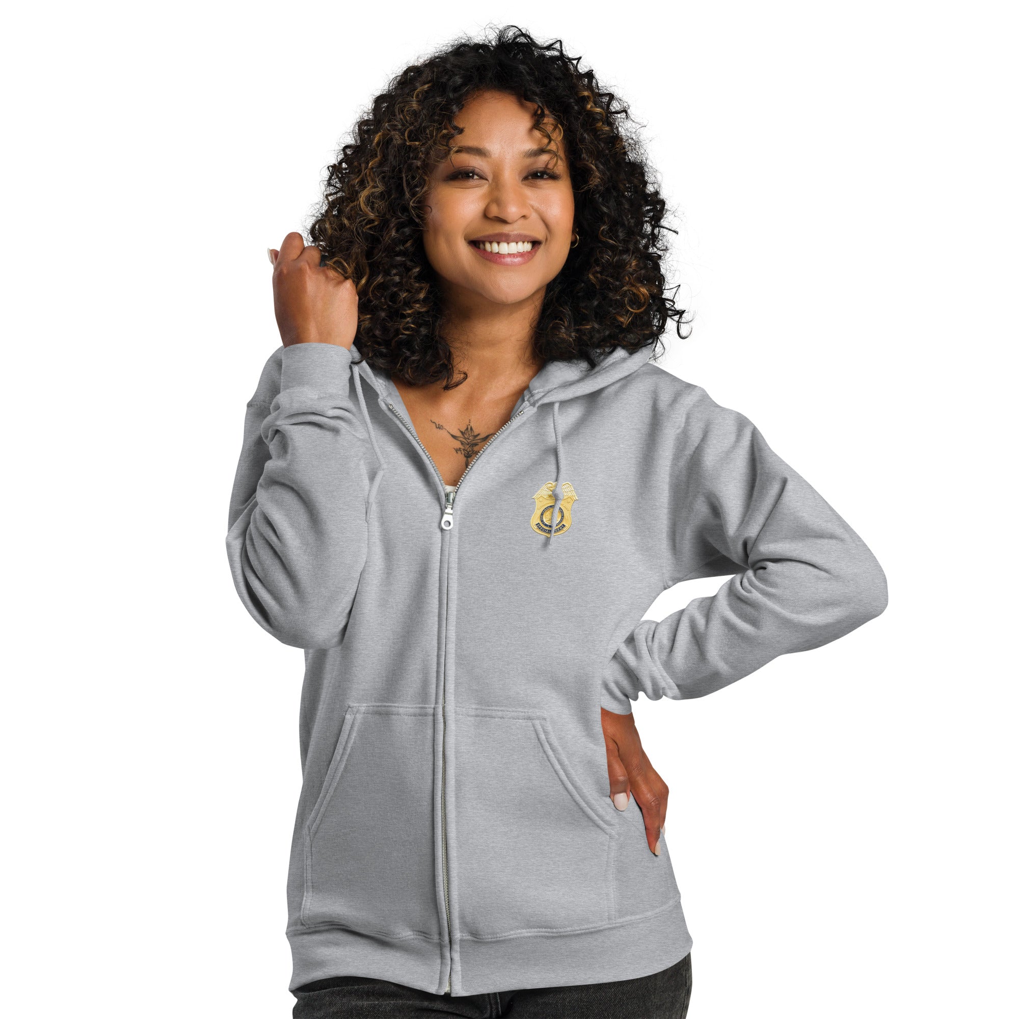 CID SW Field Office - Unisex heavy blend zip hoodie
