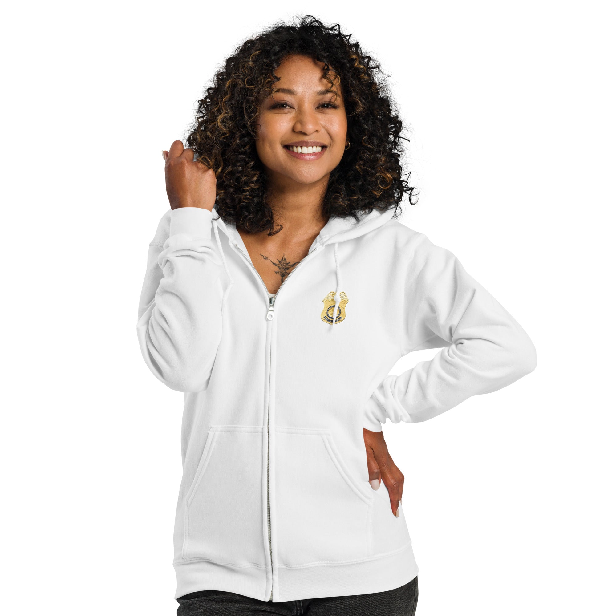 CID SW Field Office - Unisex heavy blend zip hoodie