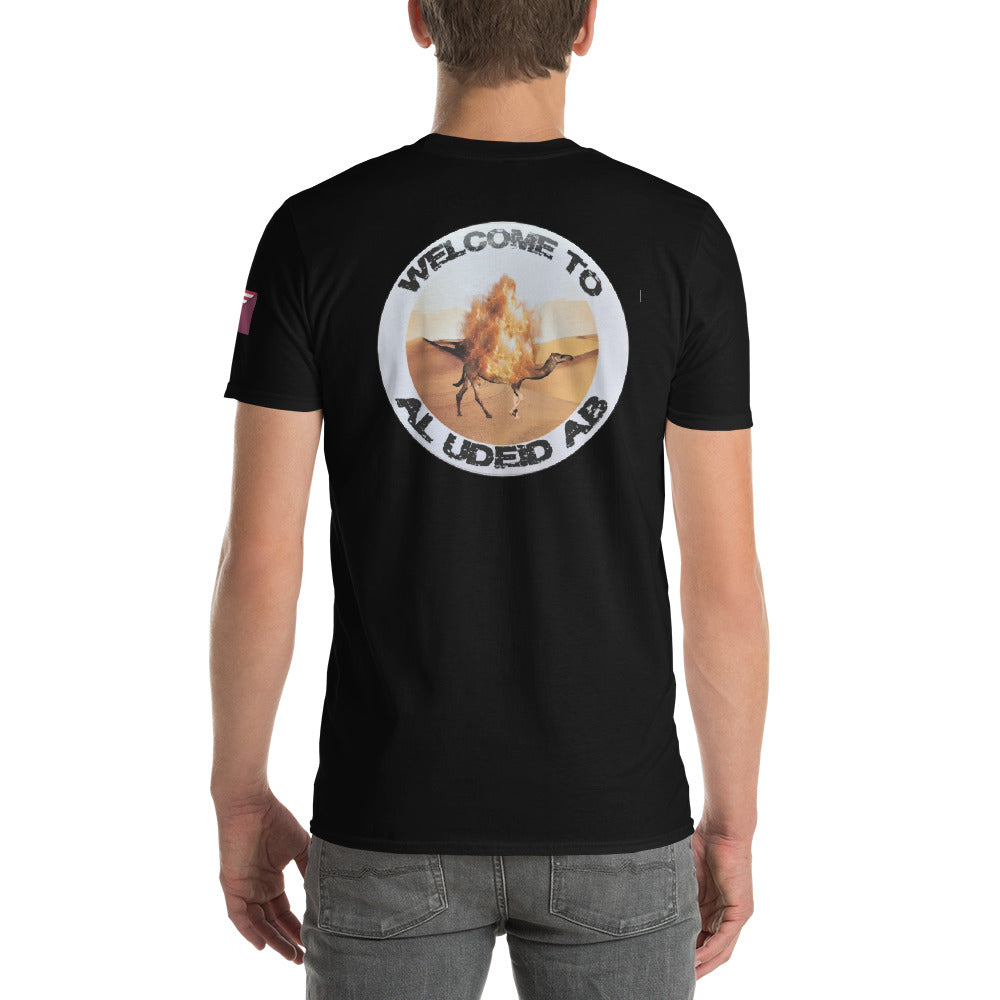 Al Udeid Triangle K and Fire Camel - Short-Sleeve T-Shirt