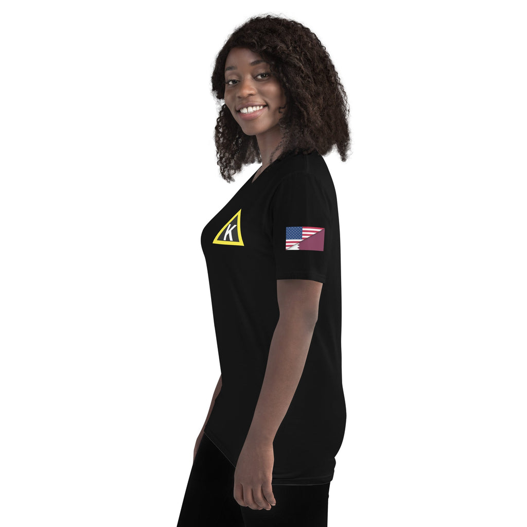 Al Udeid Triangle K and Fire Camel - Short-Sleeve T-Shirt