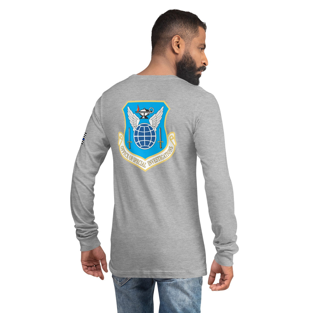 Retired OSI Badge and Shield - Longsleeve Tee - Men's
