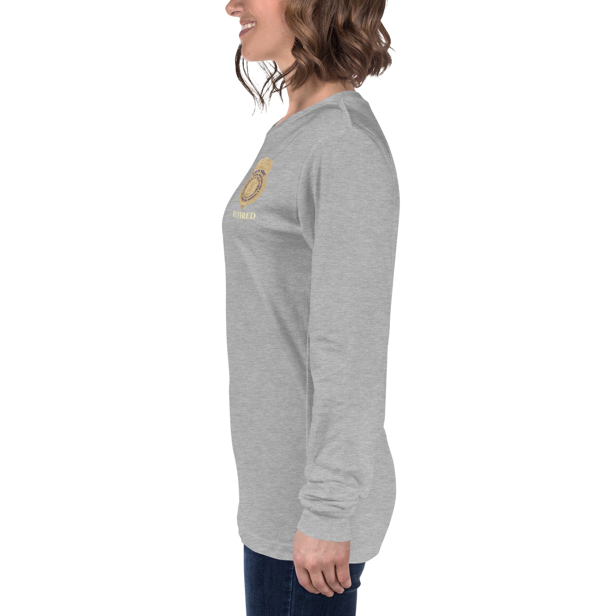 OSI Badge Retired - Ladies Long Sleeve Tee