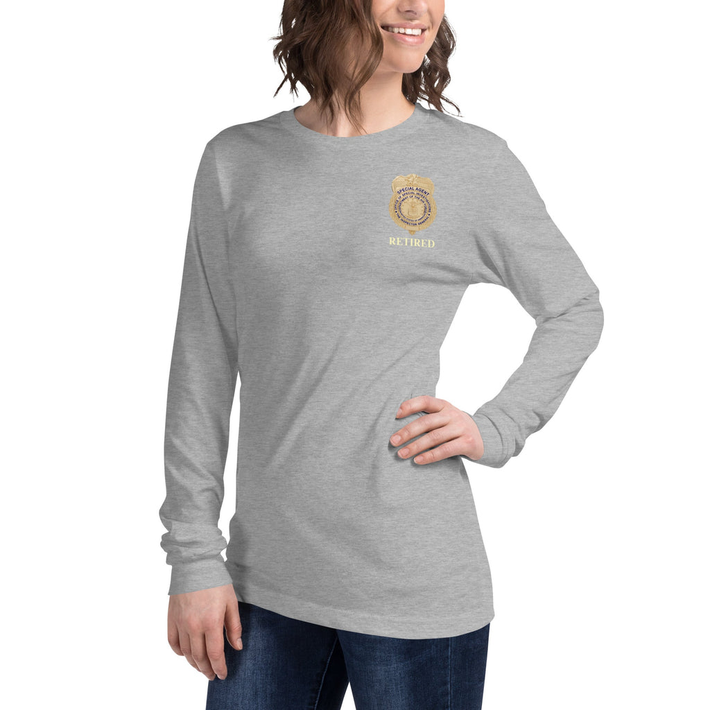 OSI Badge Retired - Ladies Long Sleeve Tee