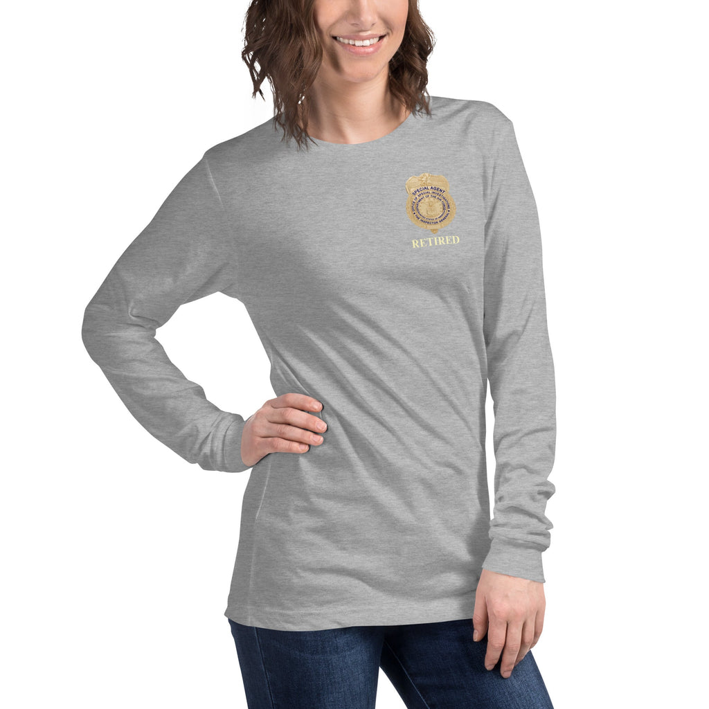 OSI Badge Retired - Ladies Long Sleeve Tee