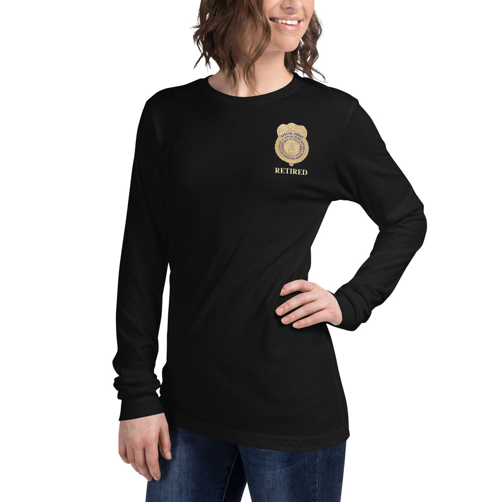 OSI Badge Retired - Ladies Long Sleeve Tee
