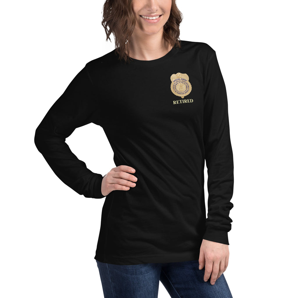 OSI Badge Retired - Ladies Long Sleeve Tee