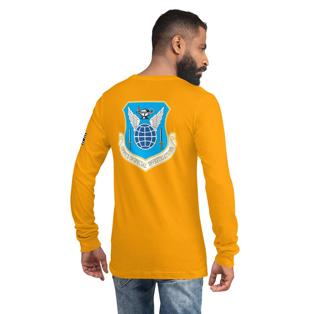 Retired OSI Badge and Shield - Longsleeve Tee - Men's
