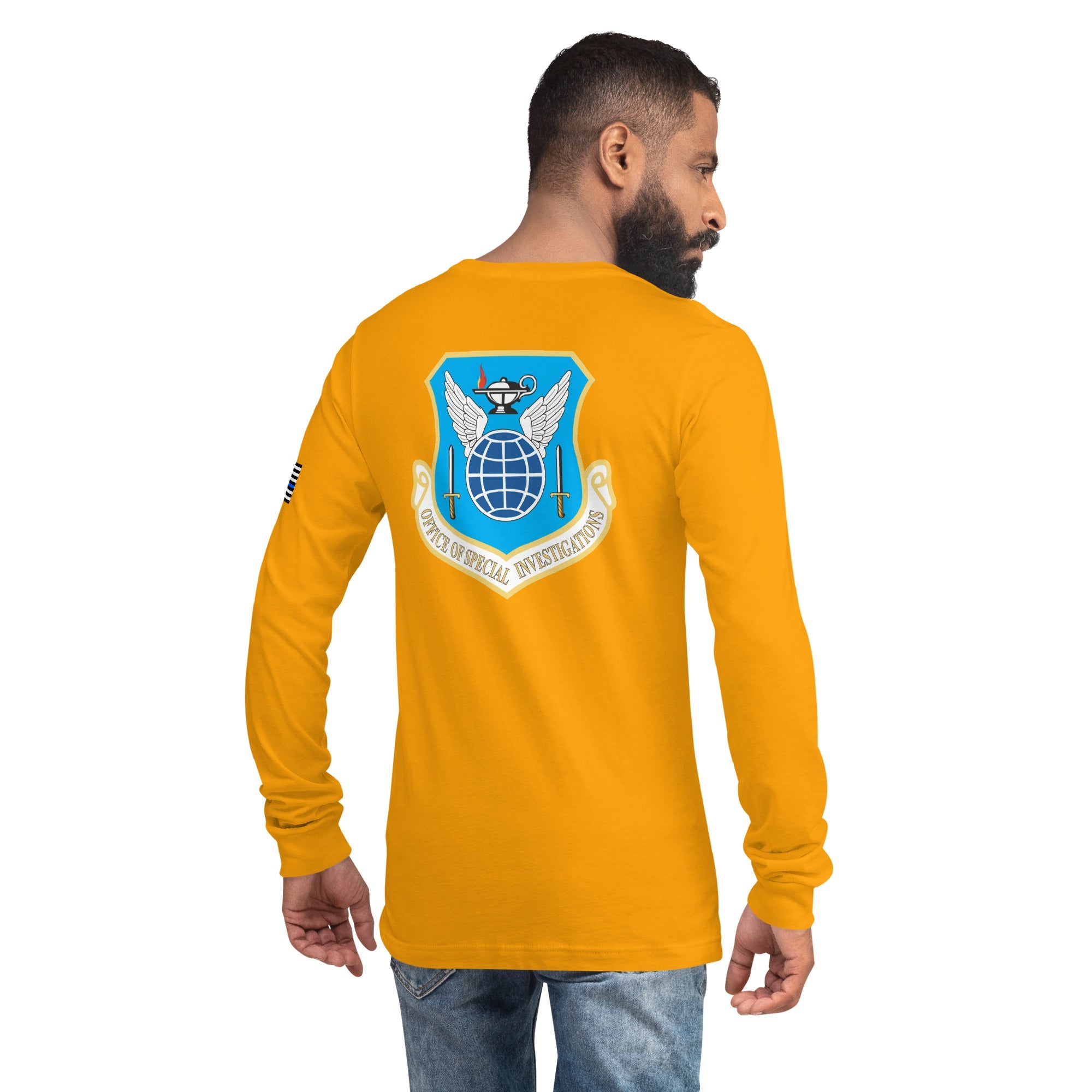 Retired OSI Badge and Shield - Longsleeve Tee - Men's