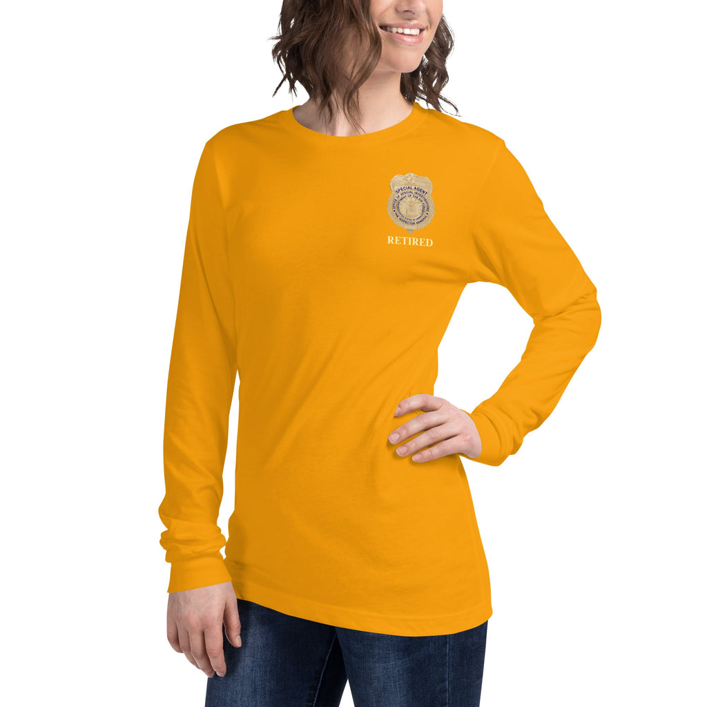 OSI Badge Retired - Ladies Long Sleeve Tee