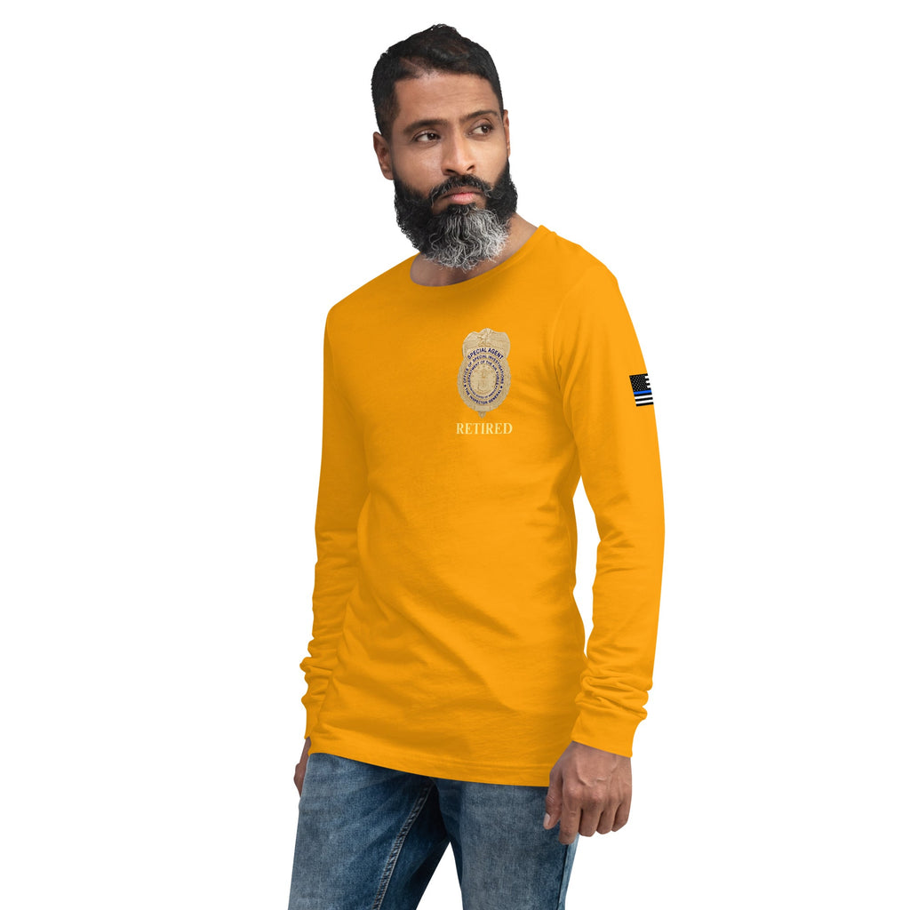 Retired OSI Badge and Shield - Longsleeve Tee - Men's