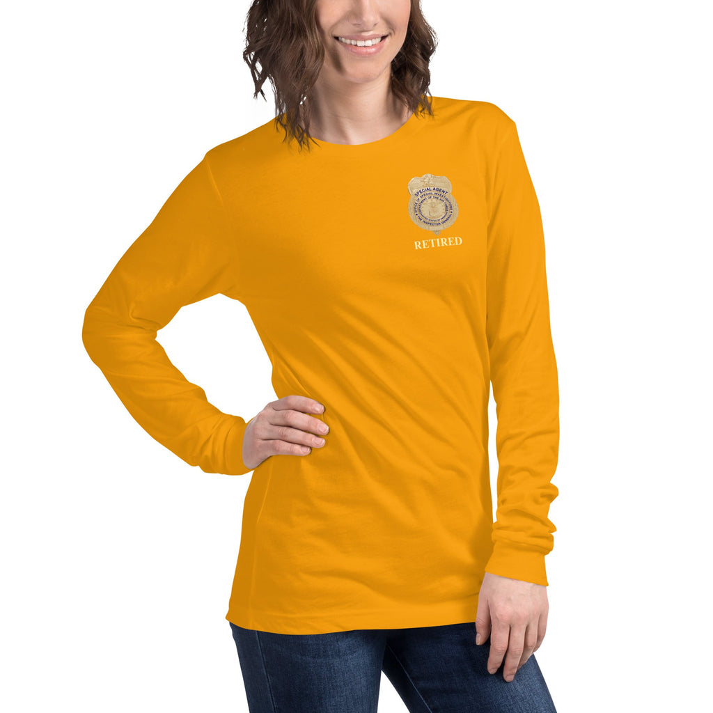 OSI Badge Retired - Ladies Long Sleeve Tee