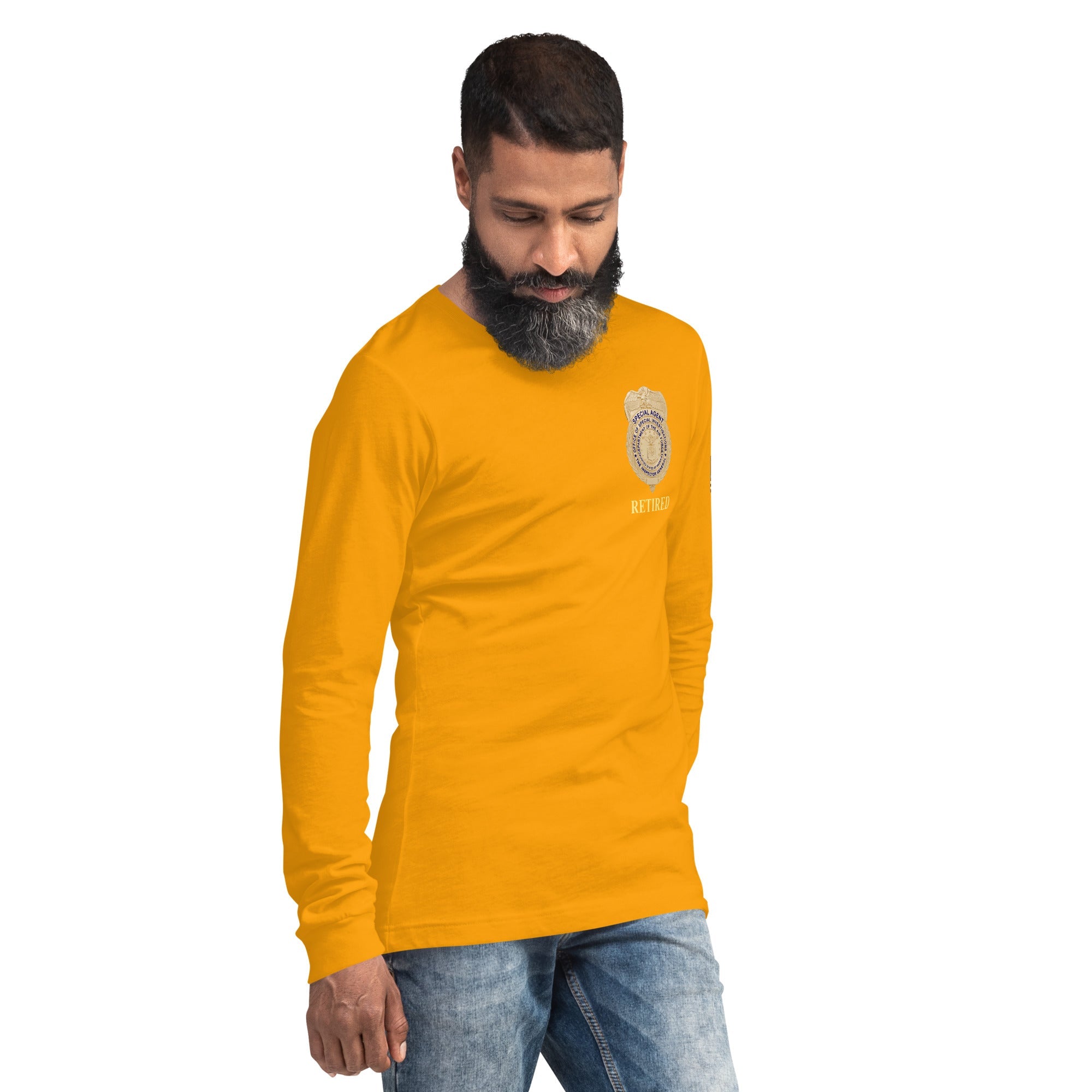 Retired OSI Badge and Shield - Longsleeve Tee - Men's