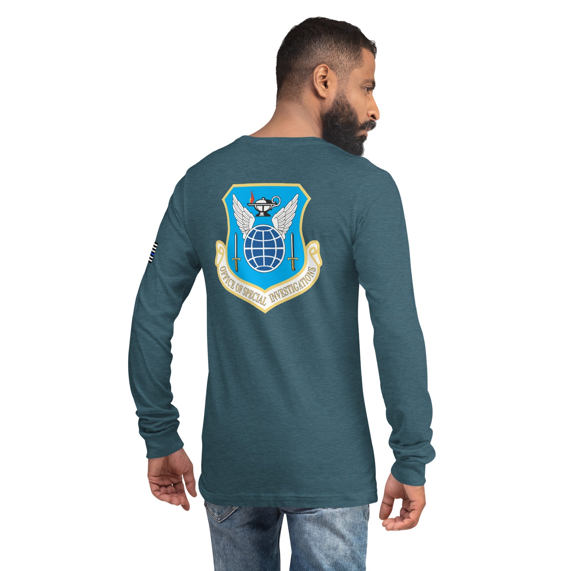 Retired OSI Badge and Shield - Longsleeve Tee - Men's