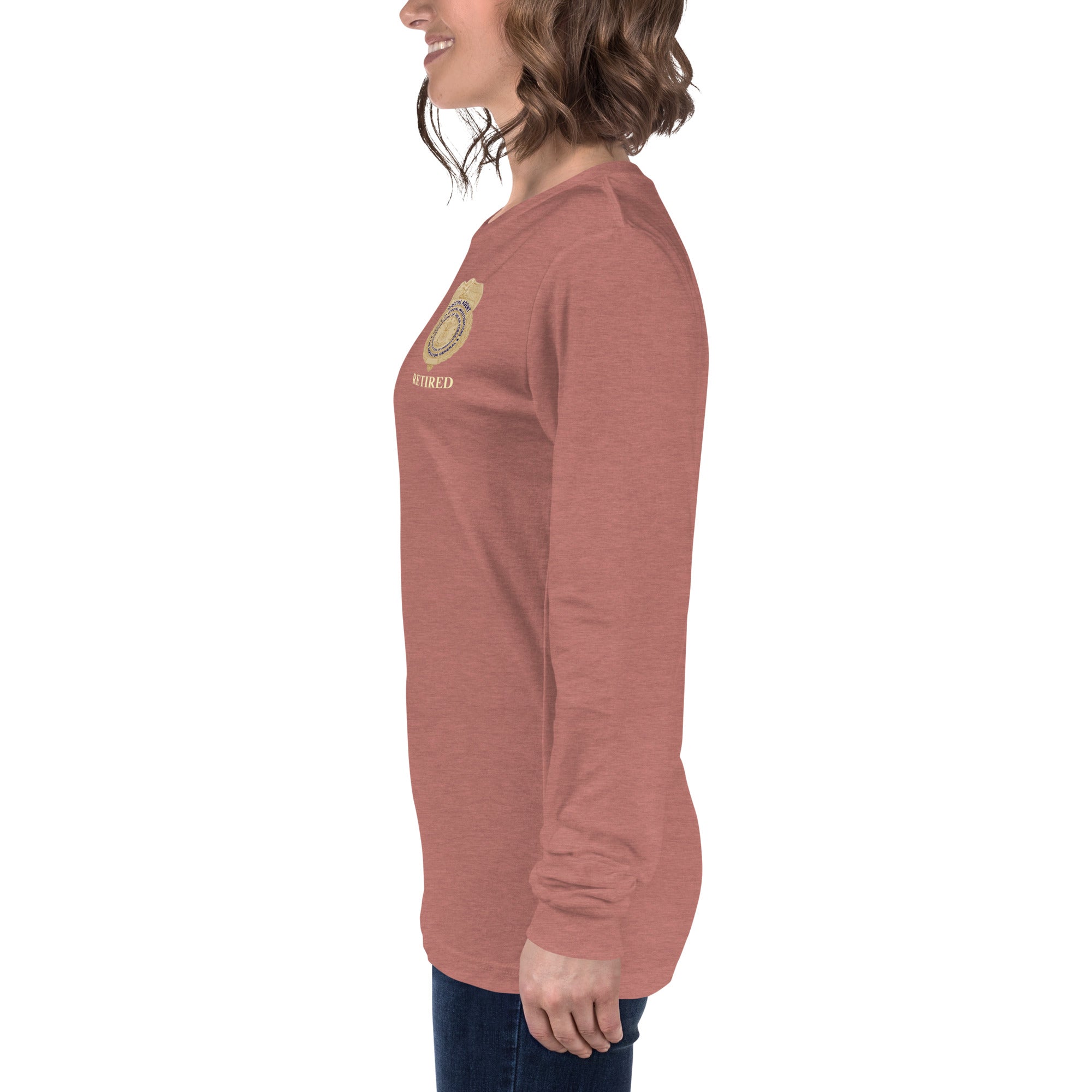OSI Badge Retired - Ladies Long Sleeve Tee