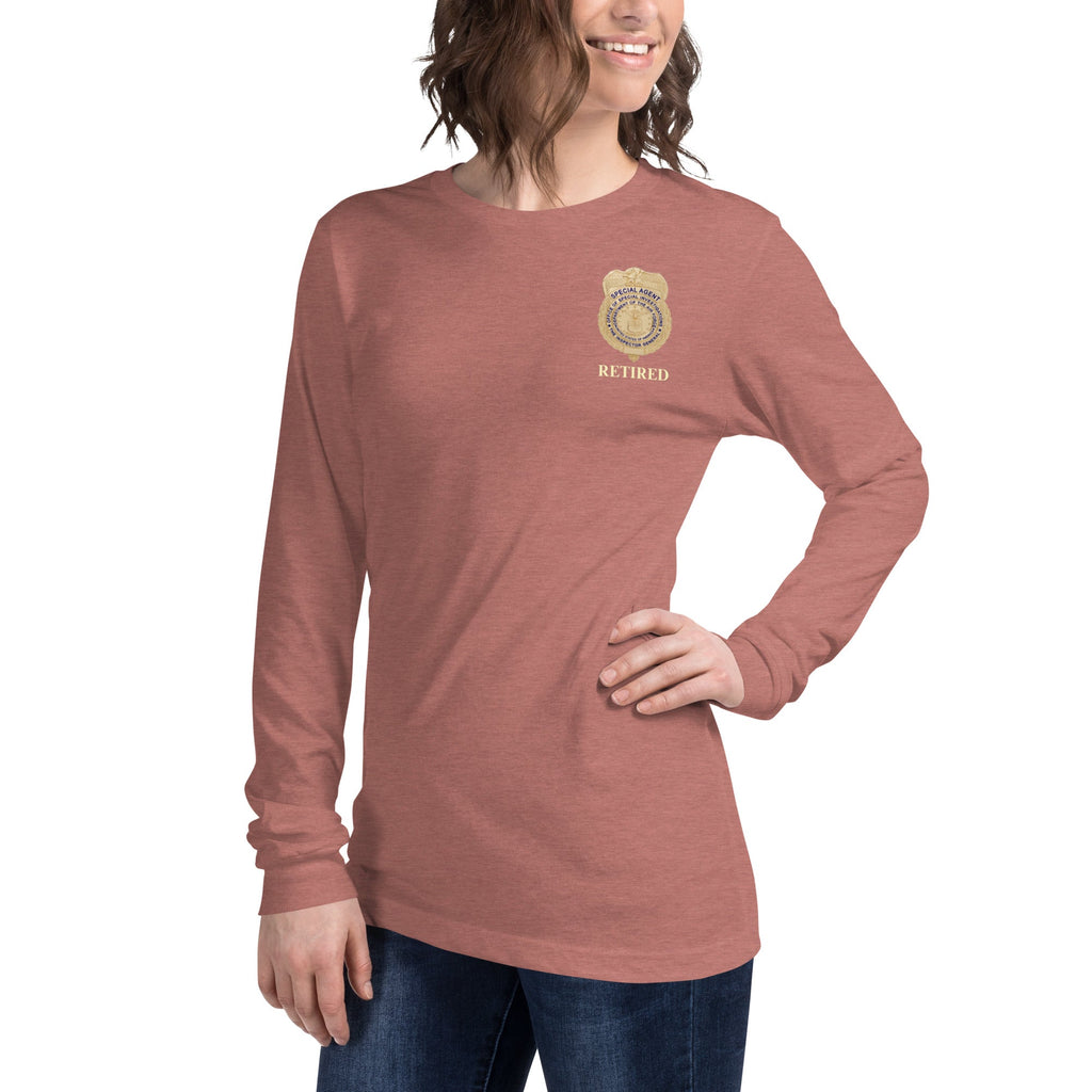 OSI Badge Retired - Ladies Long Sleeve Tee
