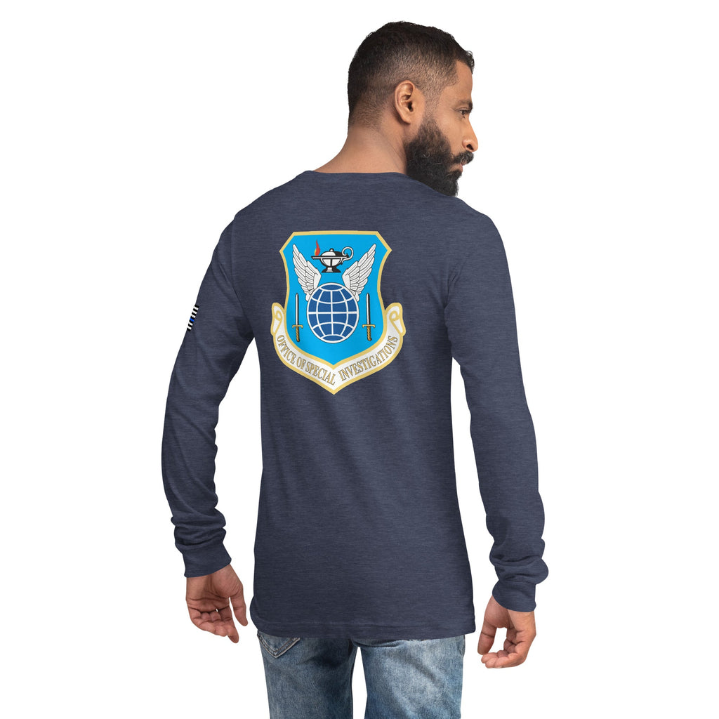 Retired OSI Badge and Shield - Longsleeve Tee - Men's