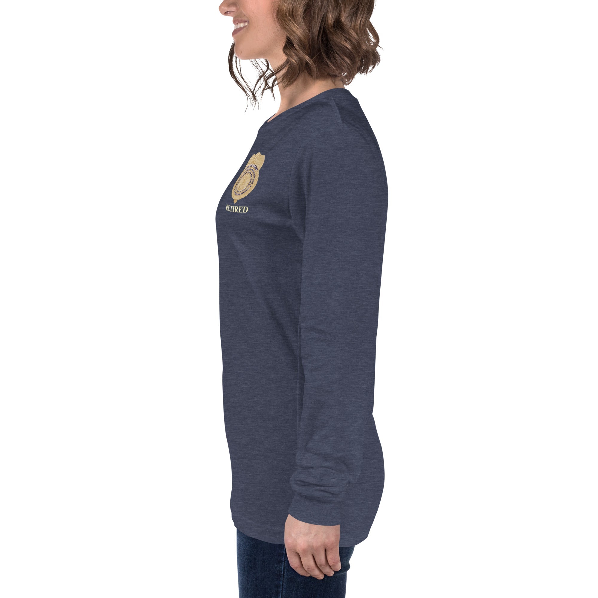 OSI Badge Retired - Ladies Long Sleeve Tee