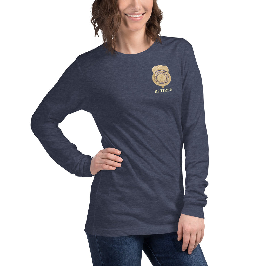 OSI Badge Retired - Ladies Long Sleeve Tee