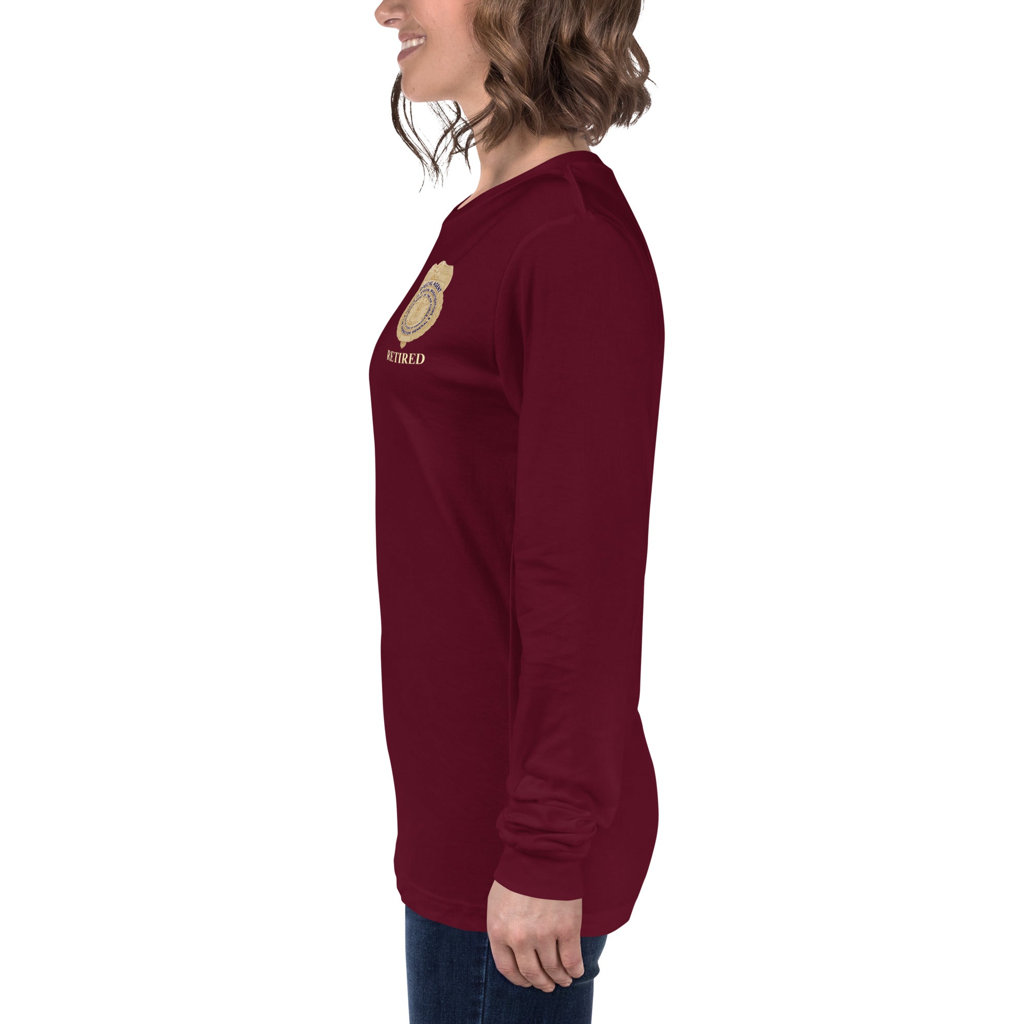 OSI Badge Retired - Ladies Long Sleeve Tee