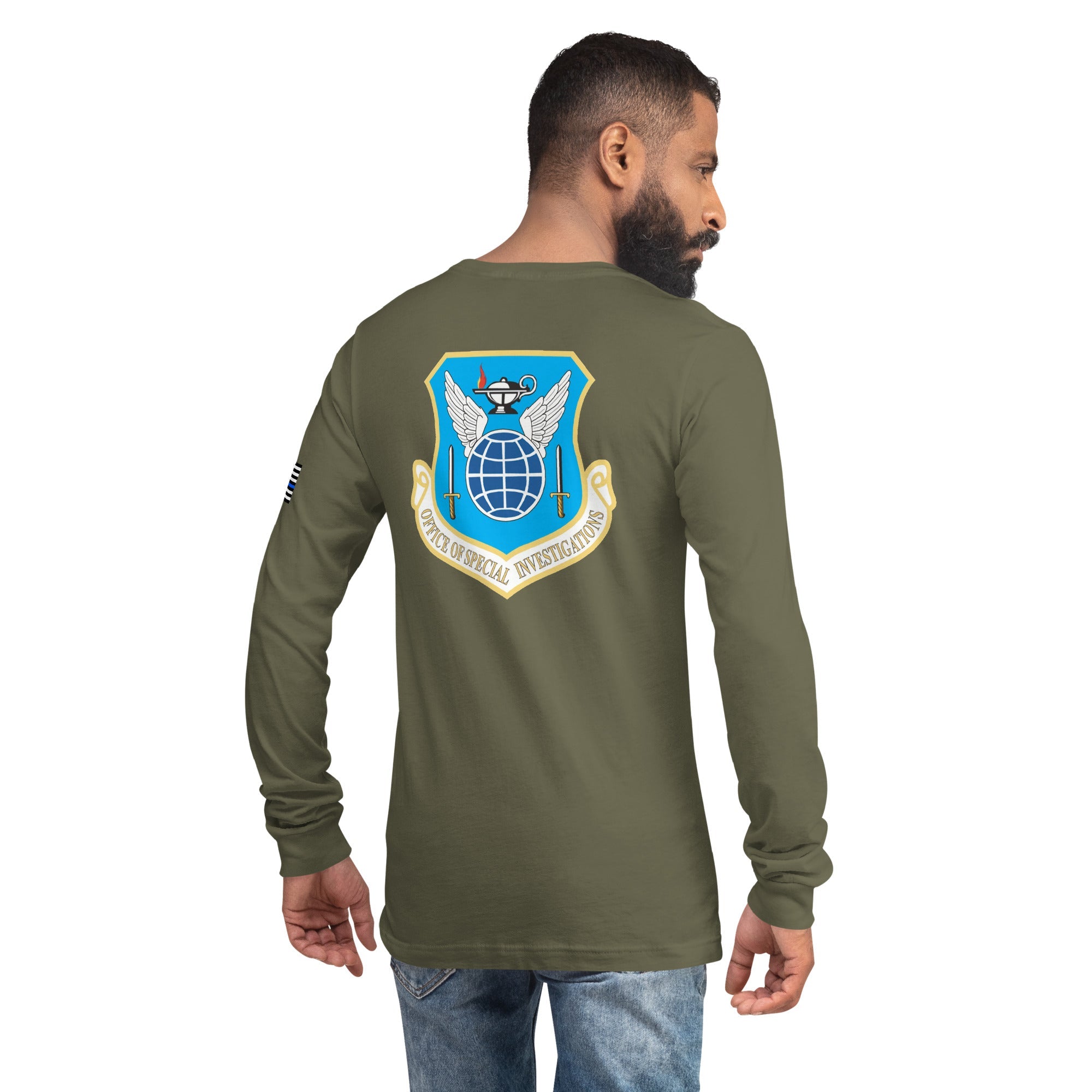 Retired OSI Badge and Shield - Longsleeve Tee - Men's