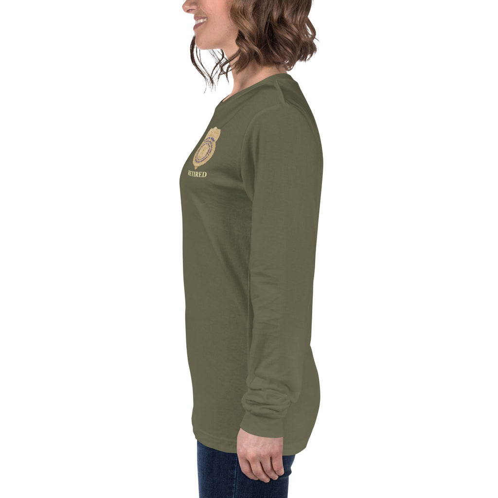 OSI Badge Retired - Ladies Long Sleeve Tee