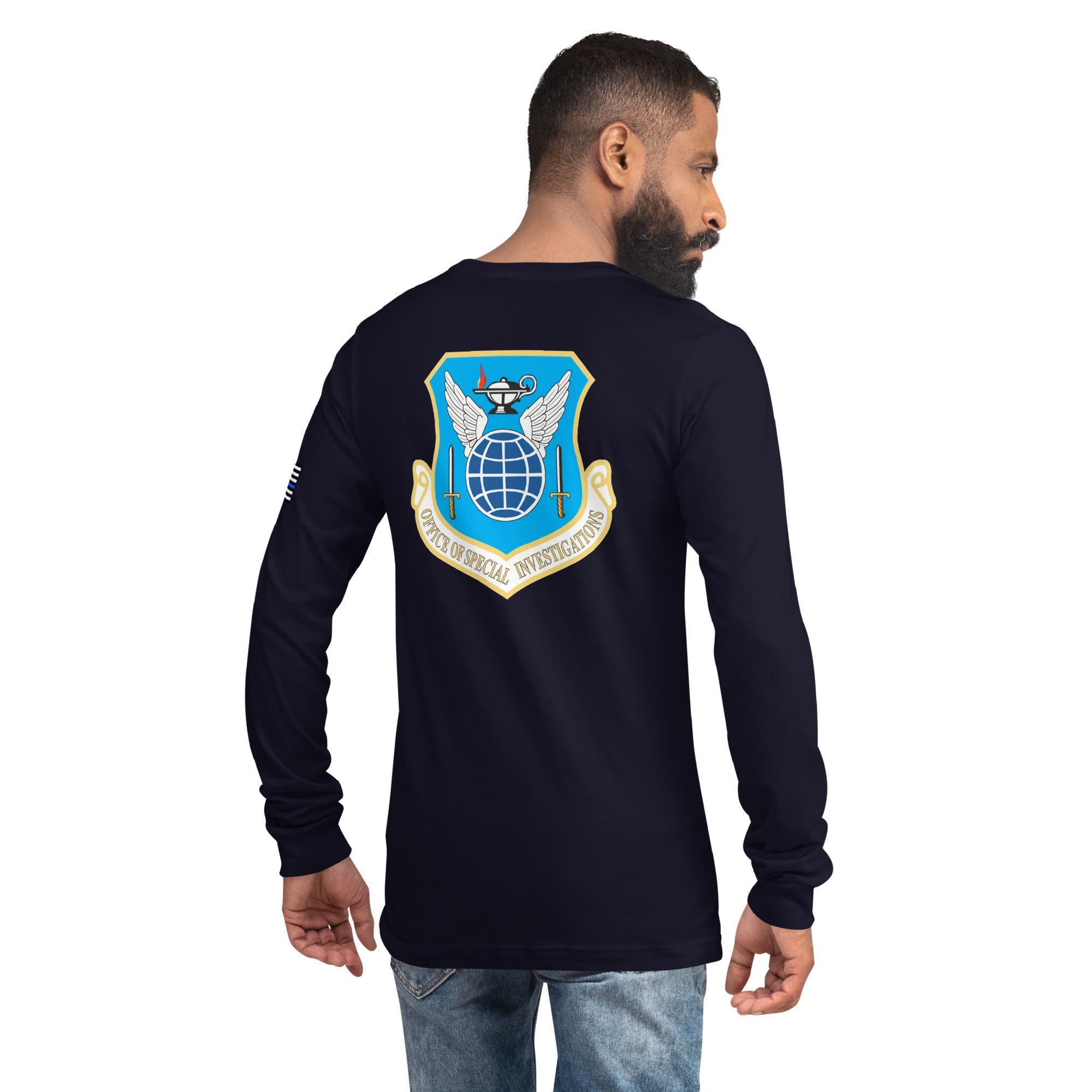 Retired OSI Badge and Shield - Longsleeve Tee - Men's