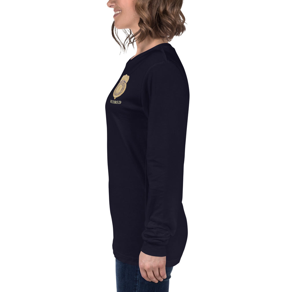 OSI Badge Retired - Ladies Long Sleeve Tee