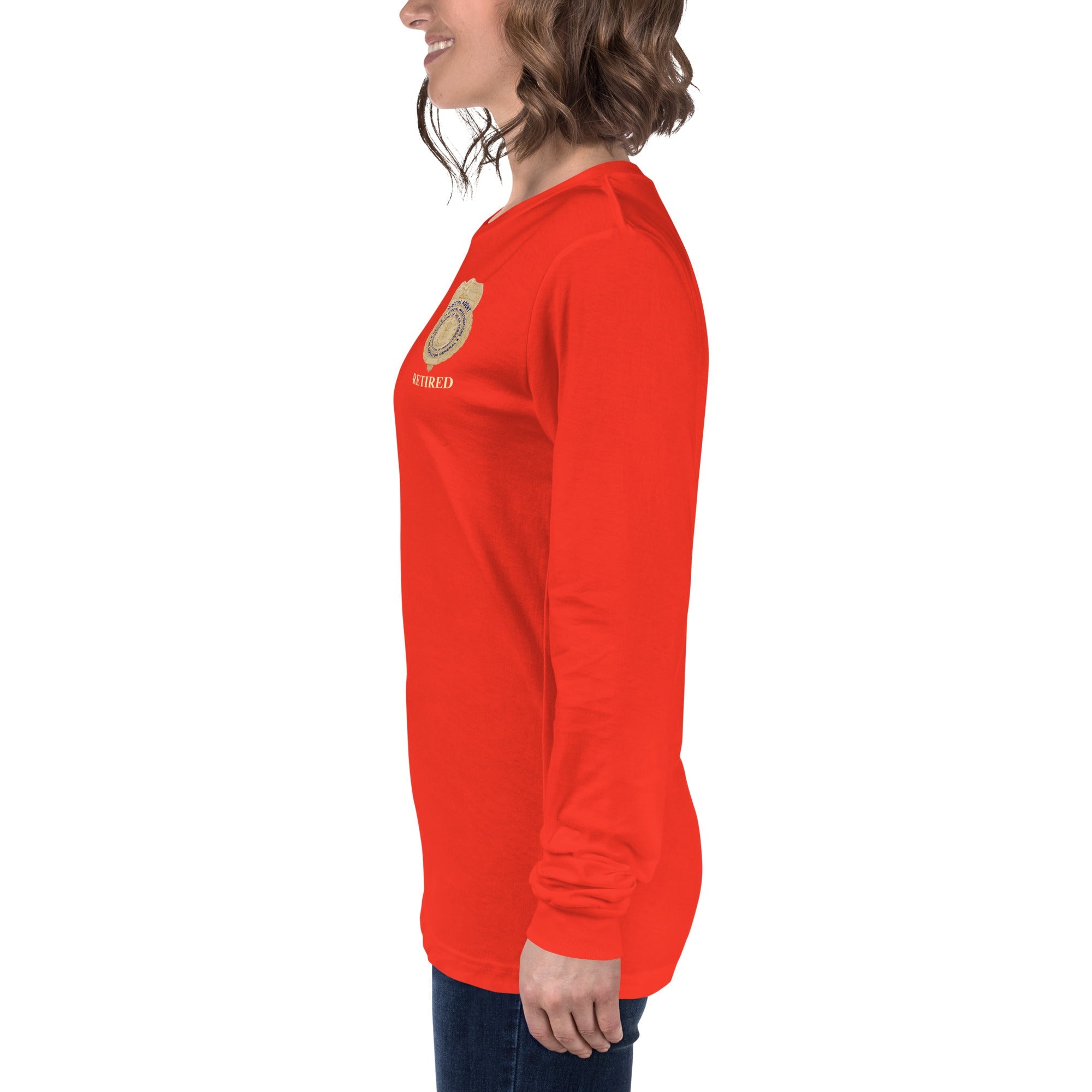 OSI Badge Retired - Ladies Long Sleeve Tee