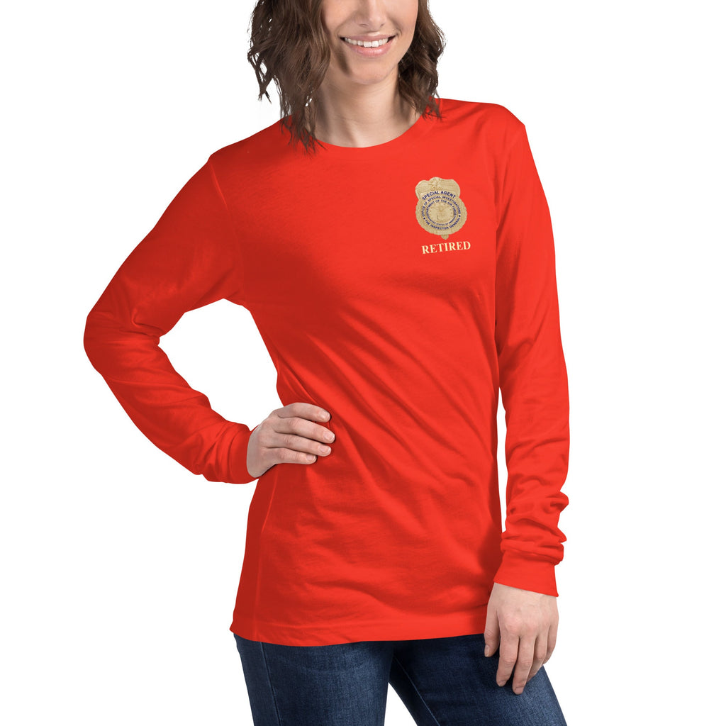 OSI Badge Retired - Ladies Long Sleeve Tee