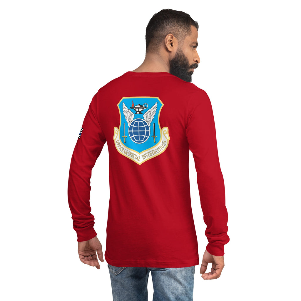Retired OSI Badge and Shield - Longsleeve Tee - Men's