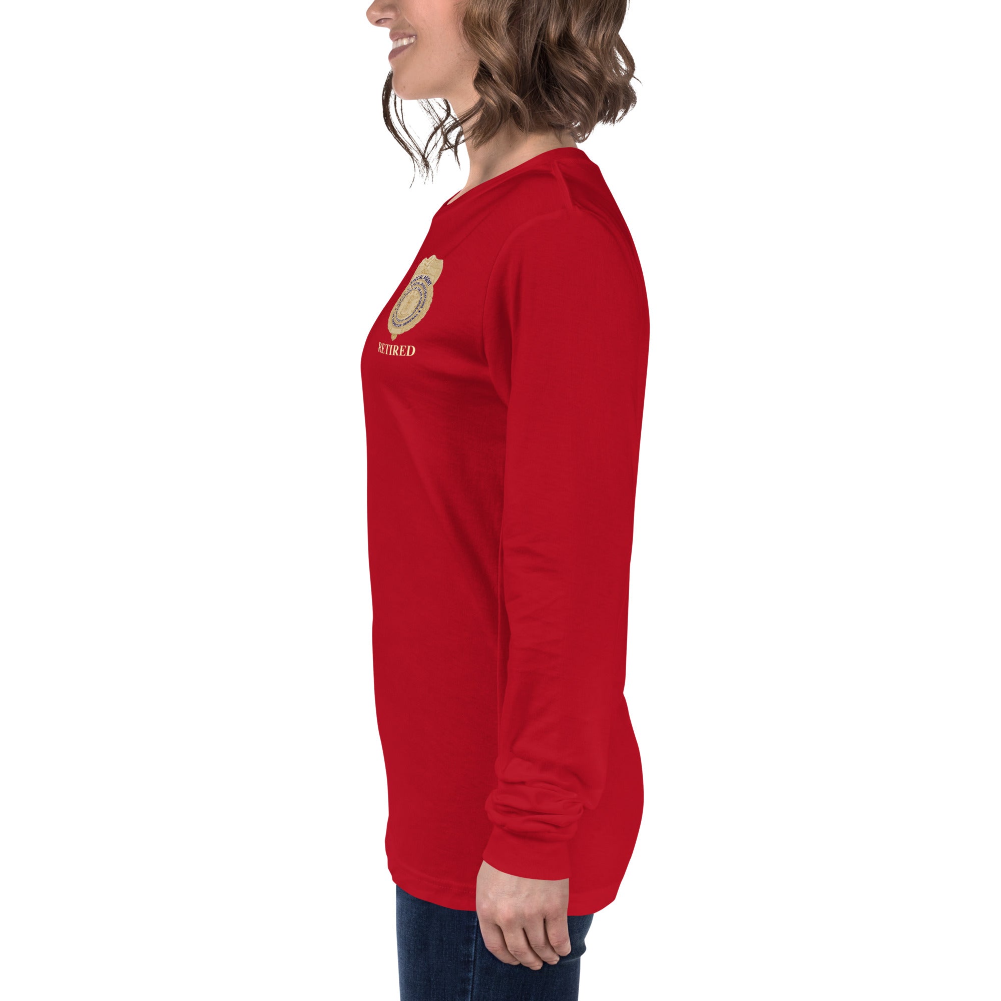 OSI Badge Retired - Ladies Long Sleeve Tee