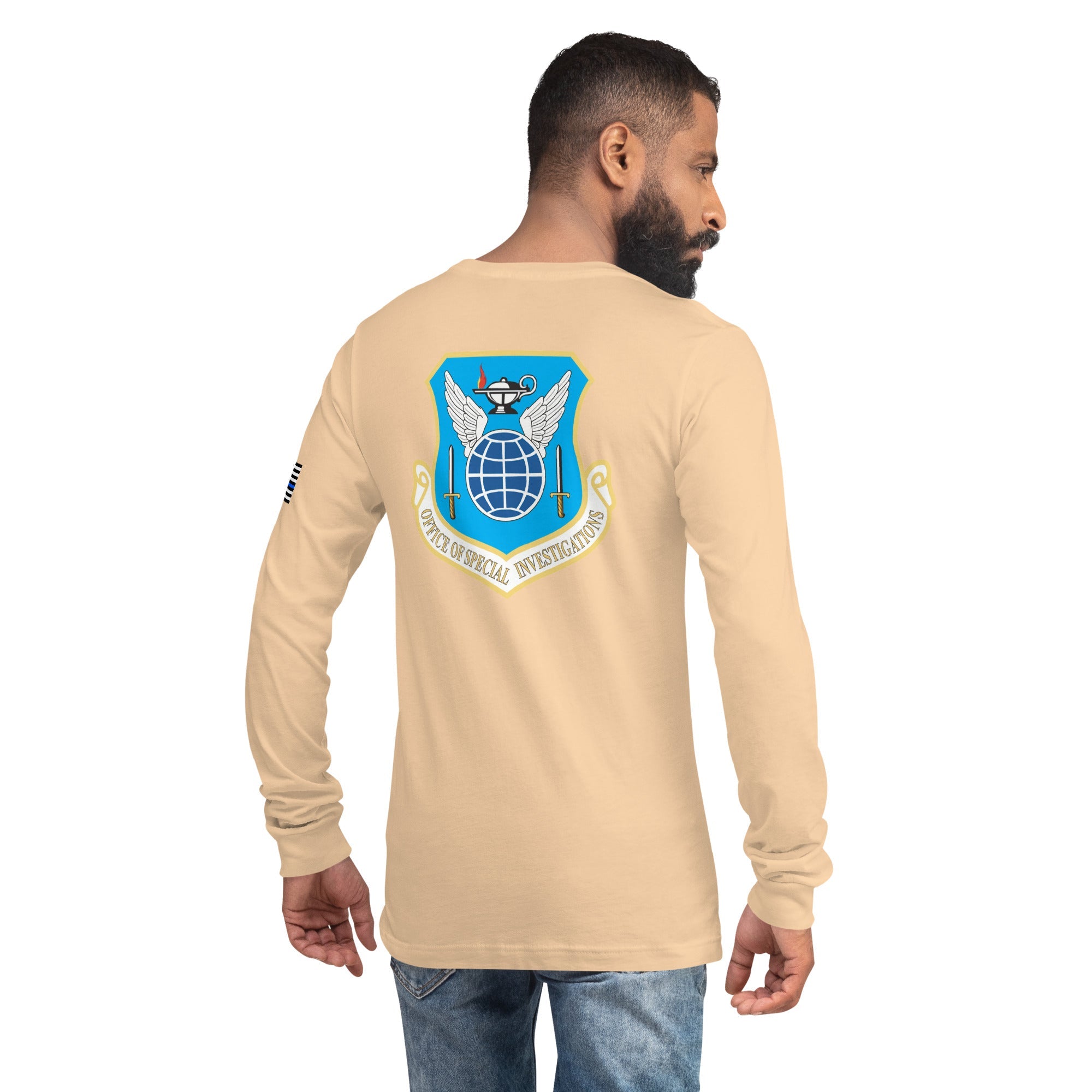 Retired OSI Badge and Shield - Longsleeve Tee - Men's