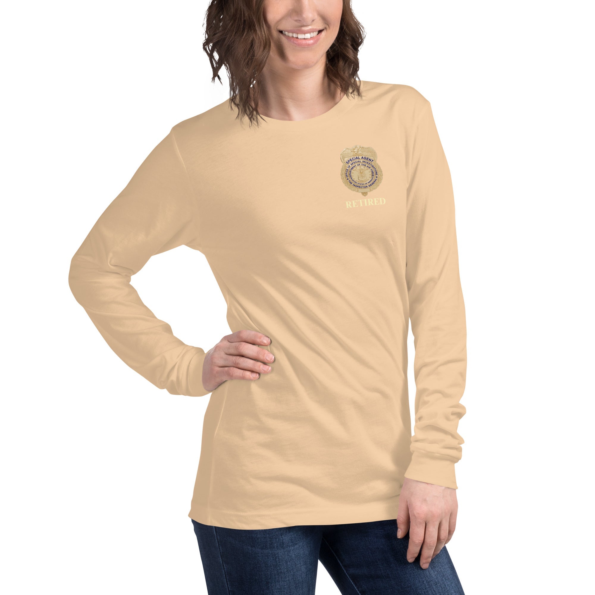 OSI Badge Retired - Ladies Long Sleeve Tee
