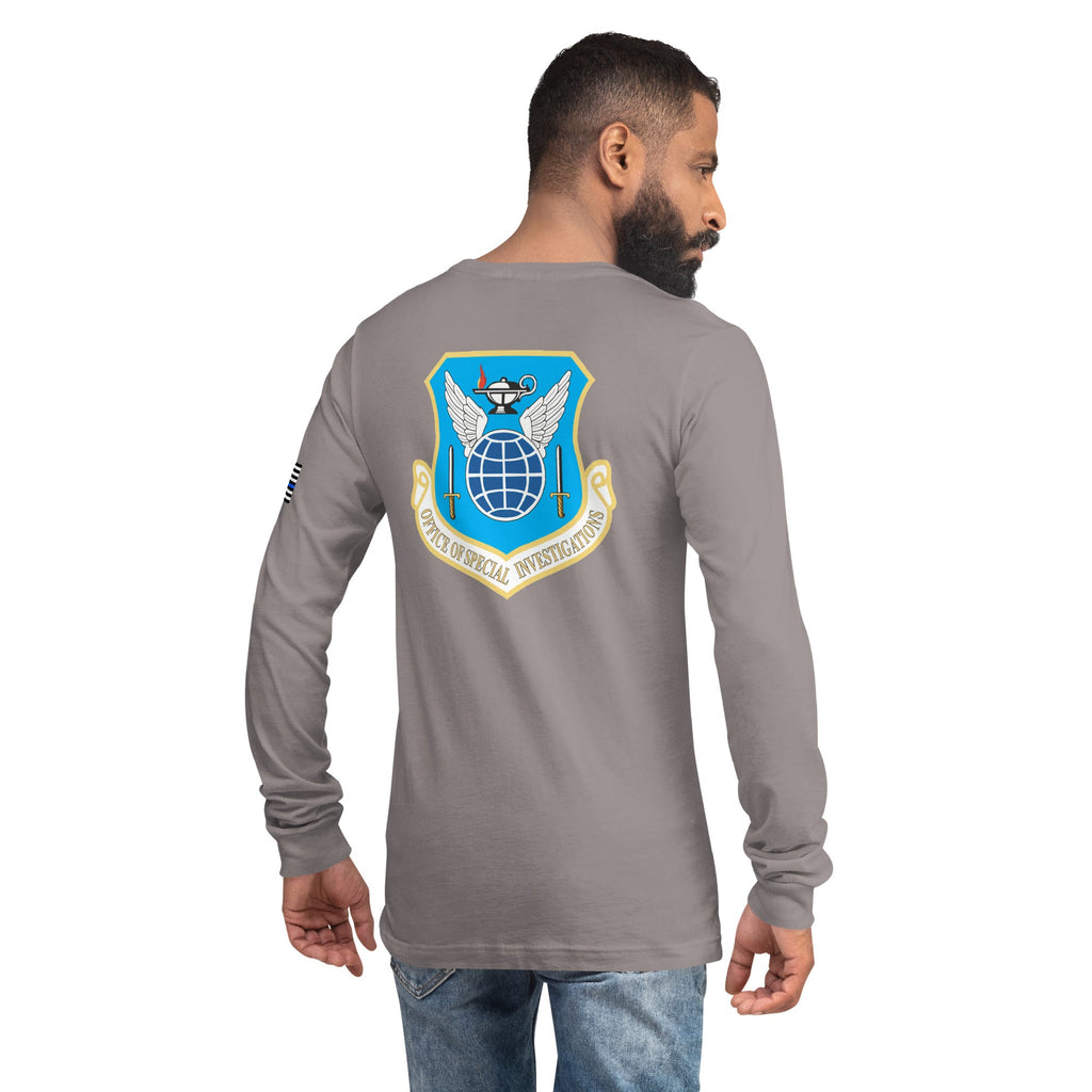 Retired OSI Badge and Shield - Longsleeve Tee - Men's