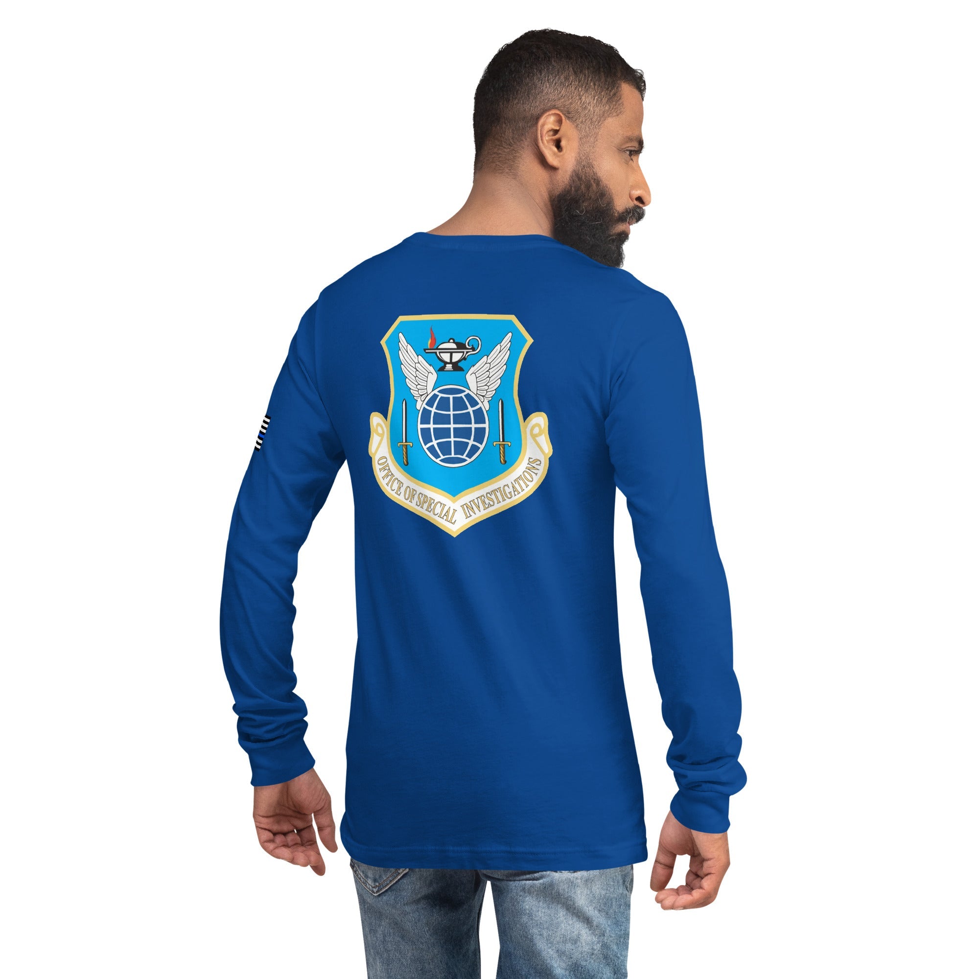 Retired OSI Badge and Shield - Longsleeve Tee - Men's