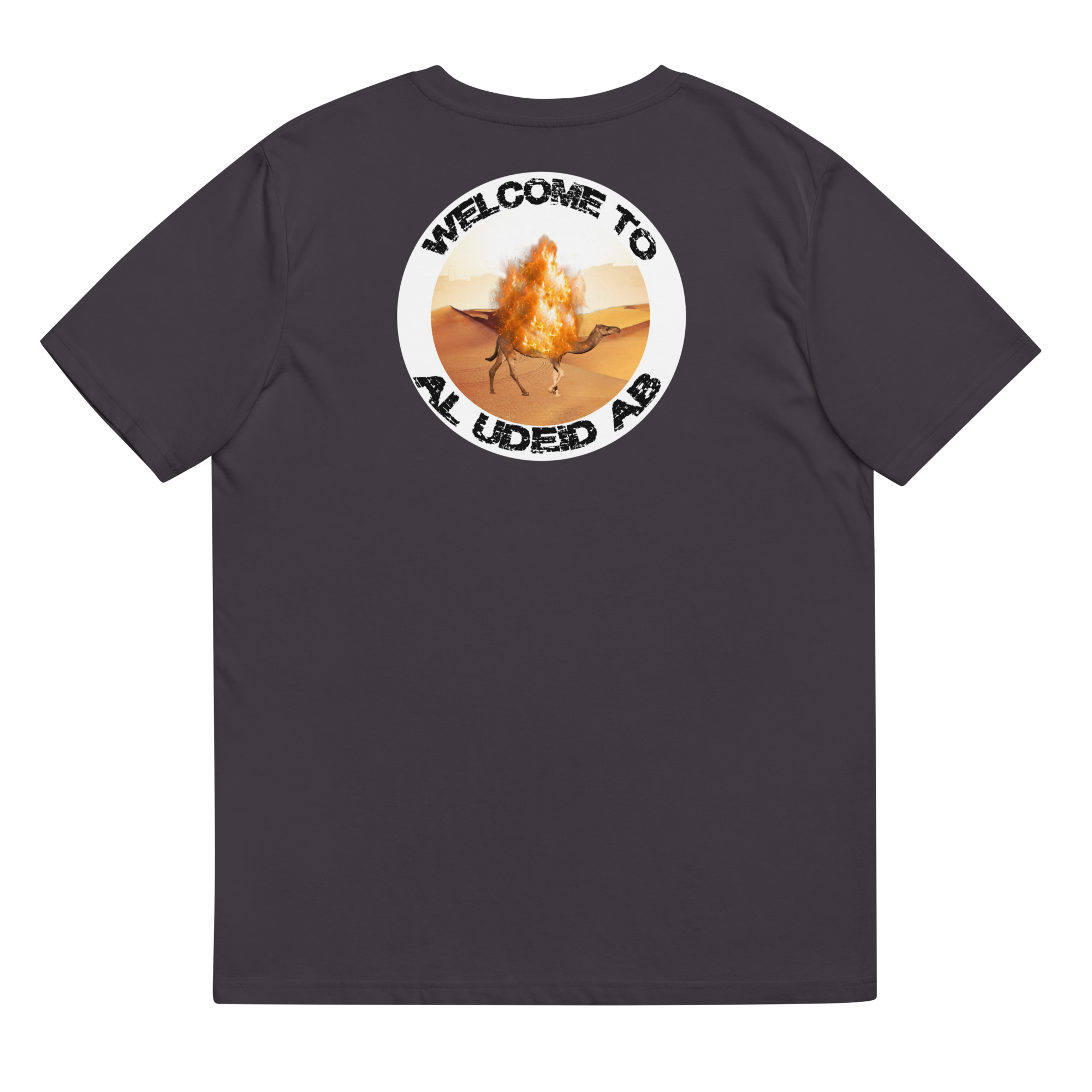 Al Udeid Fire Camel T-Shirt - Unisex Sizing