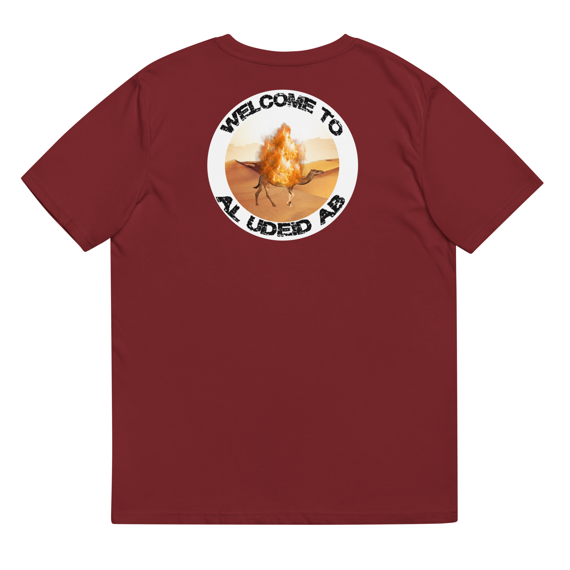 Al Udeid Fire Camel T-Shirt - Unisex Sizing