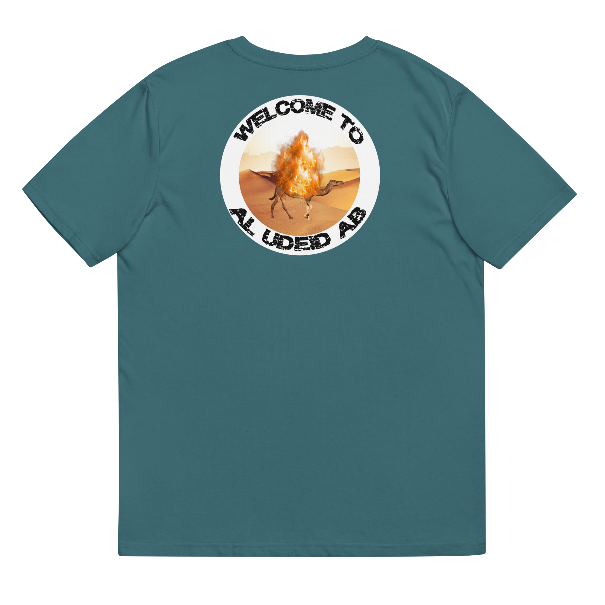 Al Udeid Fire Camel T-Shirt - Unisex Sizing