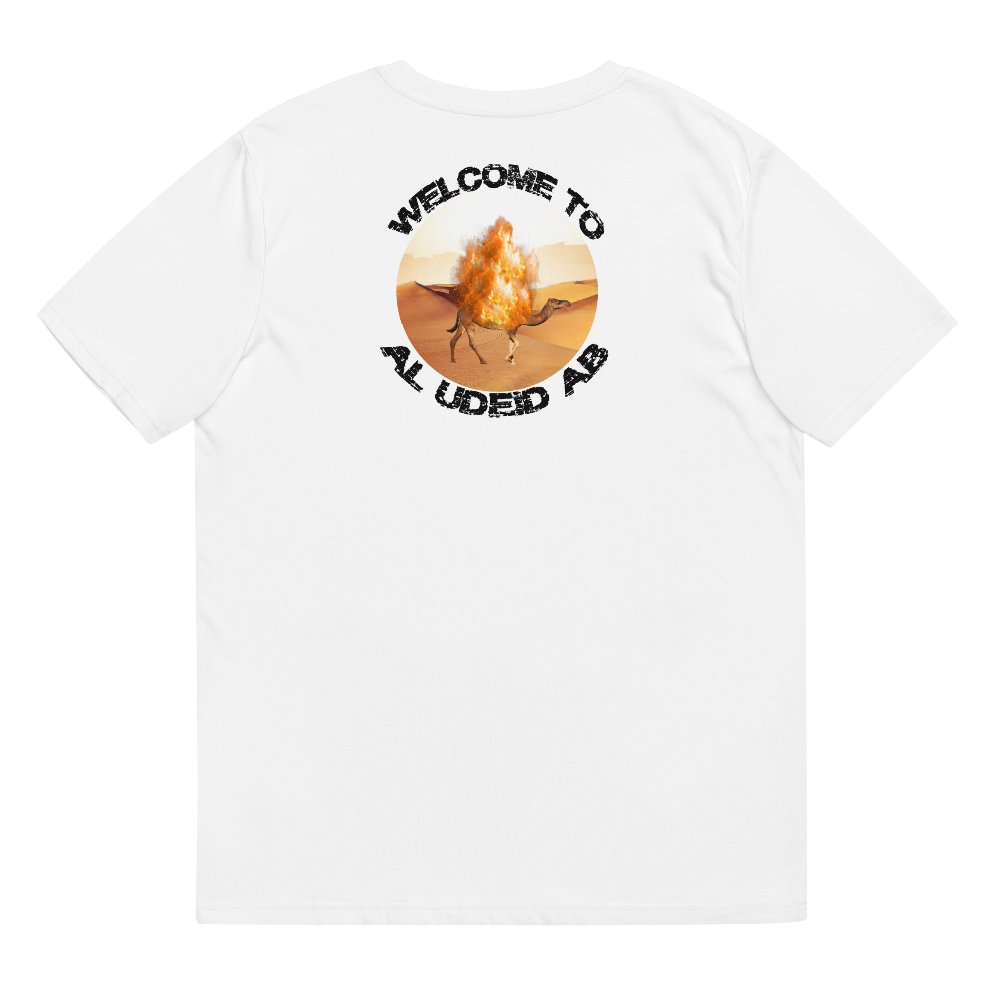 Al Udeid Fire Camel T-Shirt - Unisex Sizing