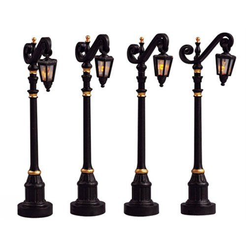 Colonial Street Lamp - Set Of 4